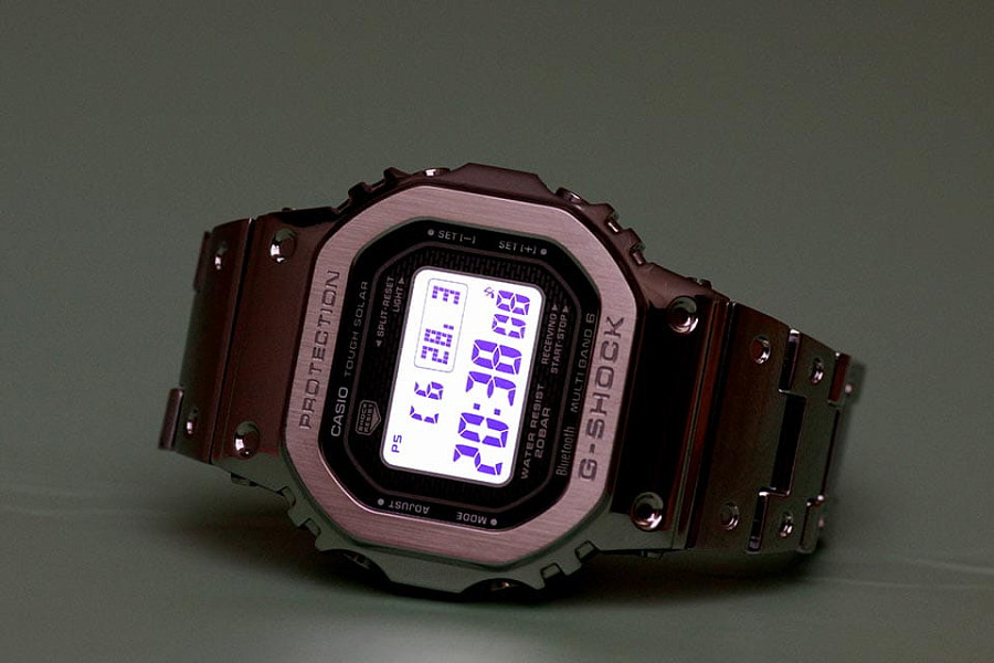Часы Casio G-Shock GMW-B5000D-1ER — серый, серебристый