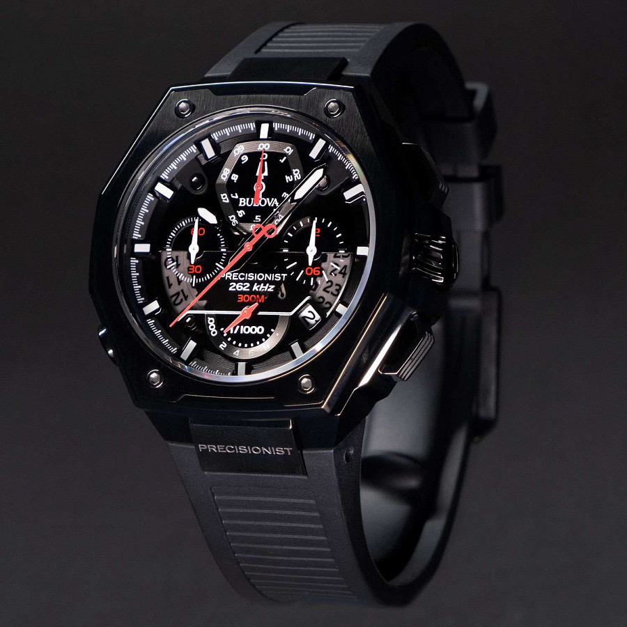Часы Bulova Precisionist 98B358 — силикон, мужские