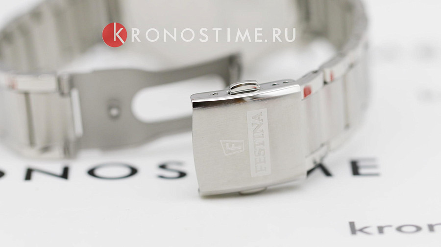 Часы Festina Timeless Chrono F20343/9 — синий, сталь металл
