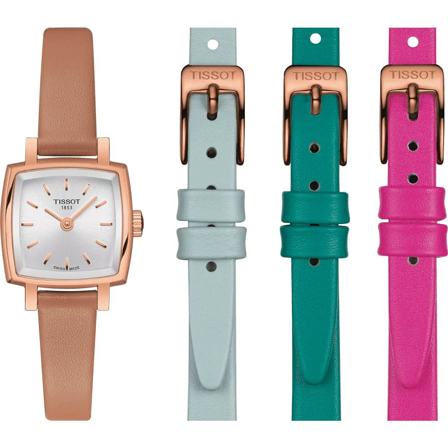 Часы Tissot Lovely Square T058.109.36.031.01 — серебристый, кварцевые