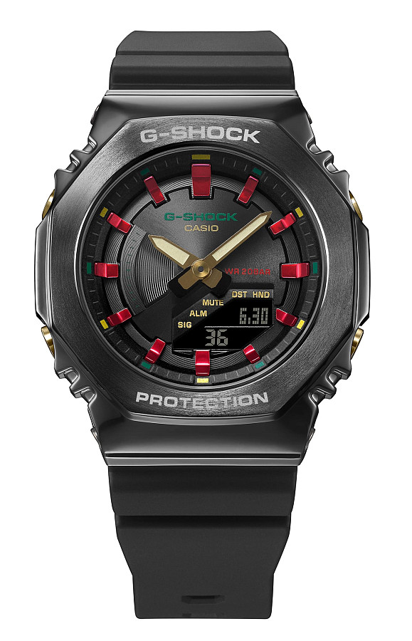 Часы Casio G-Shock GM-S2100CH-1A — пластик, женские