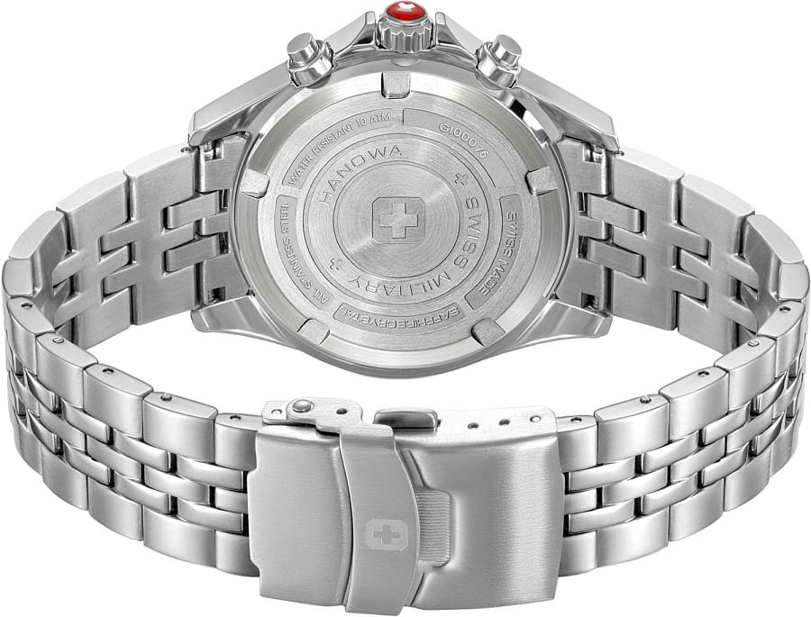 Часы Swiss Military Hanowa Flagship SMWGI0007601 — нержавеющая сталь, мужские