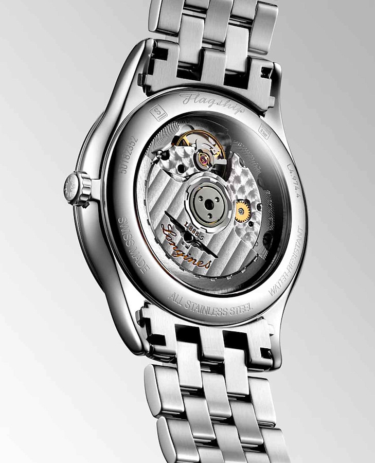 Часы Longines Flagship L4.974.4.92.6 — механические, сталь металл