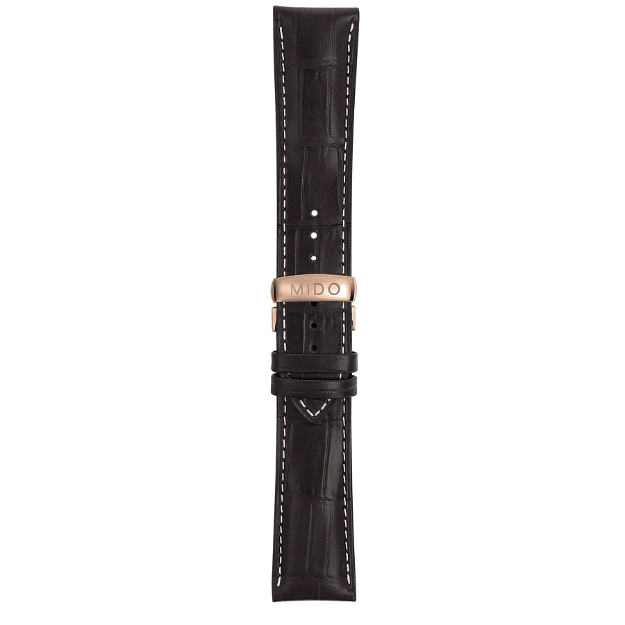 Часы Mido Multifort Chronograph M005.614.36.031.00 — кожаный, мужские