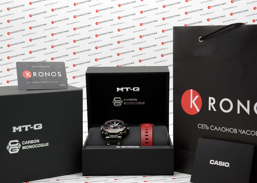 Часы Casio G-Shock Premium MTG-B2000BDE-1A — черный, электронные
