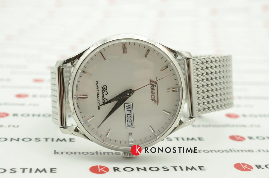 Часы Tissot Heritage Visodate Powermatic 80 T118.430.11.271.00 — механические, Швейцария, мужские