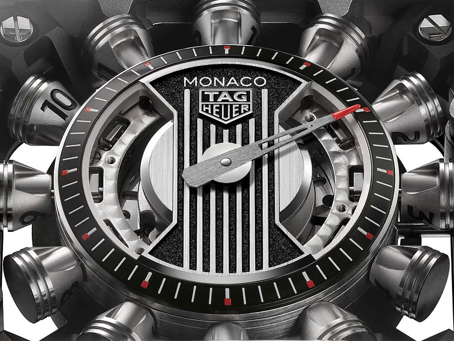 Часы TAG Heuer Monaco Speed 12 WBW2180.FT8133 — каучук, мужские