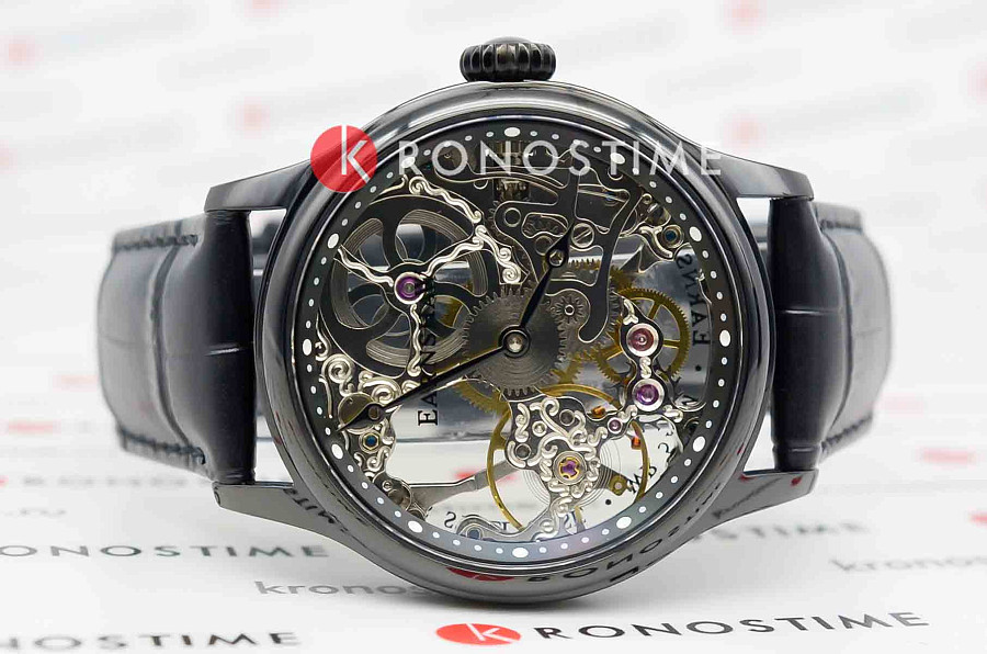 Часы Earnshaw Bauer ES-8049-04 — механические, сталь металл