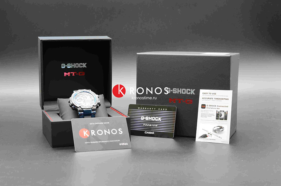 Часы Casio G-Shock Premium MTG-B1000XB-1A — мужские, электронные