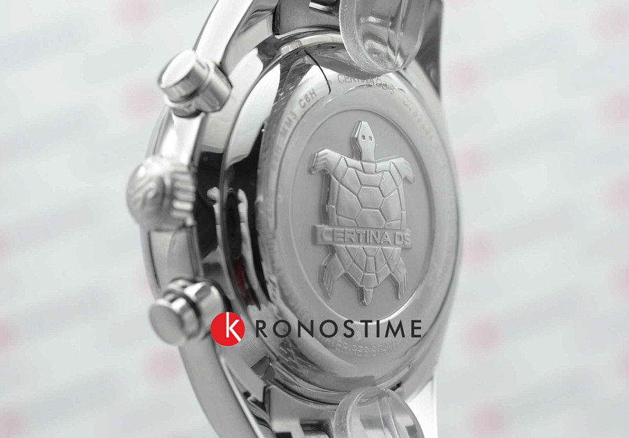 Часы Certina DS-8 Lady Chronograph C033.234.11.118.00 — женские, серебристый