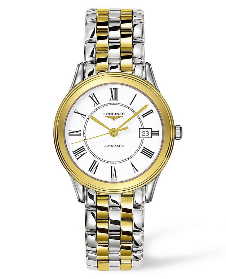 Часы Longines Flagship L4.774.3.21.7 — мужские, белый