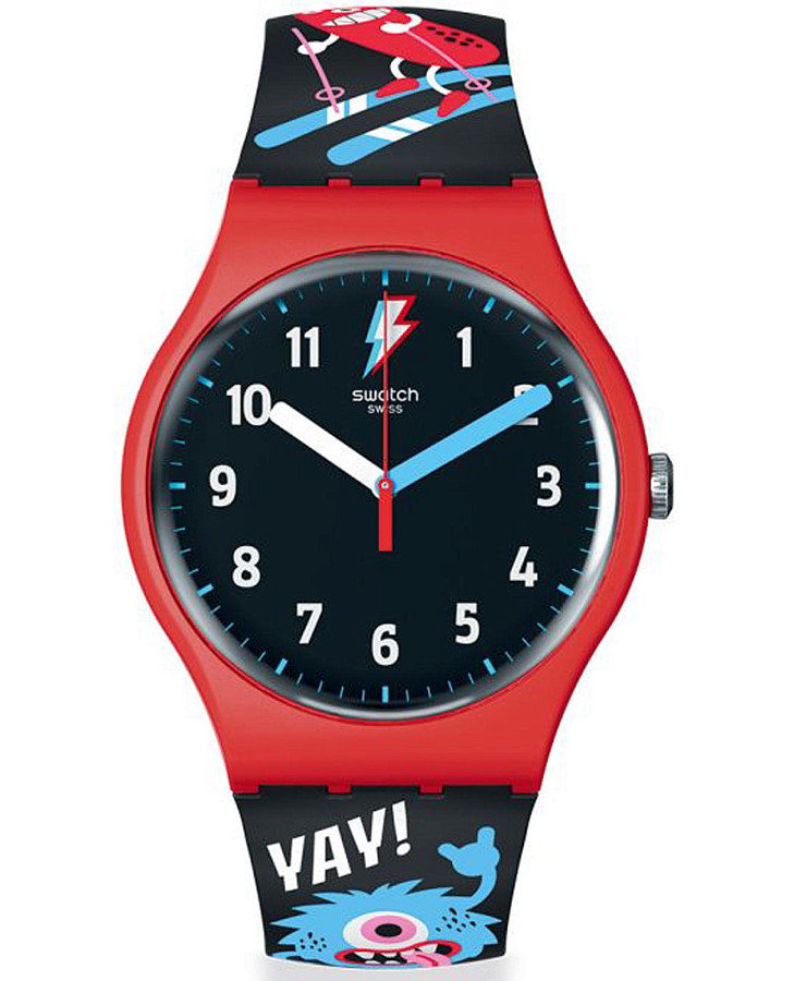 Часы Swatch New Gent Biosourced SO29R105 — мужские, черный