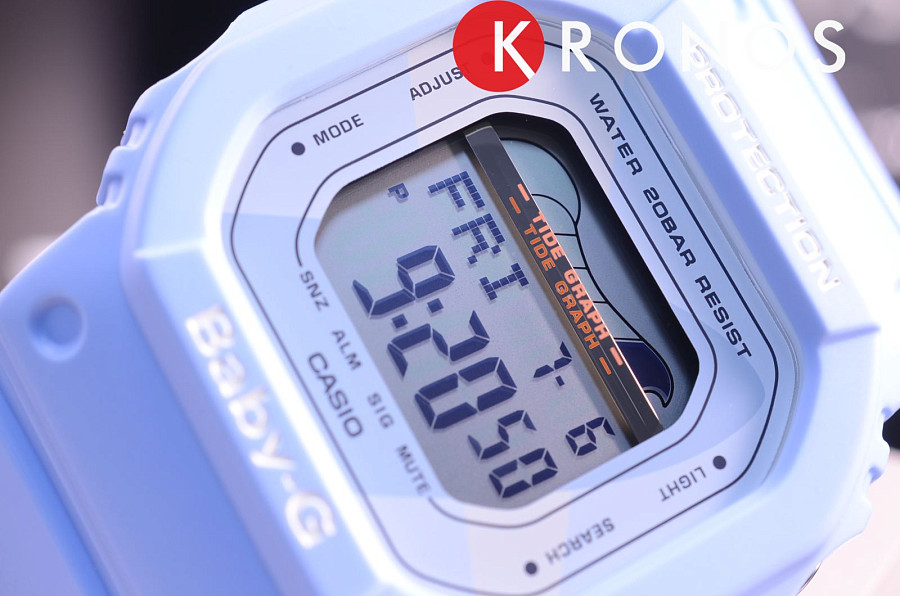 Часы Casio Baby-G BLX-560-2E — кварцевые, пластик