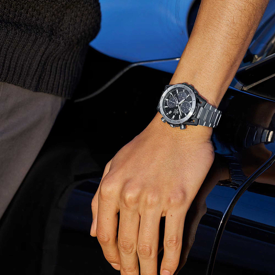 Часы Casio Edifice EQS-960D-1A (EQS-960D-1AV) — кварцевые, сталь металл