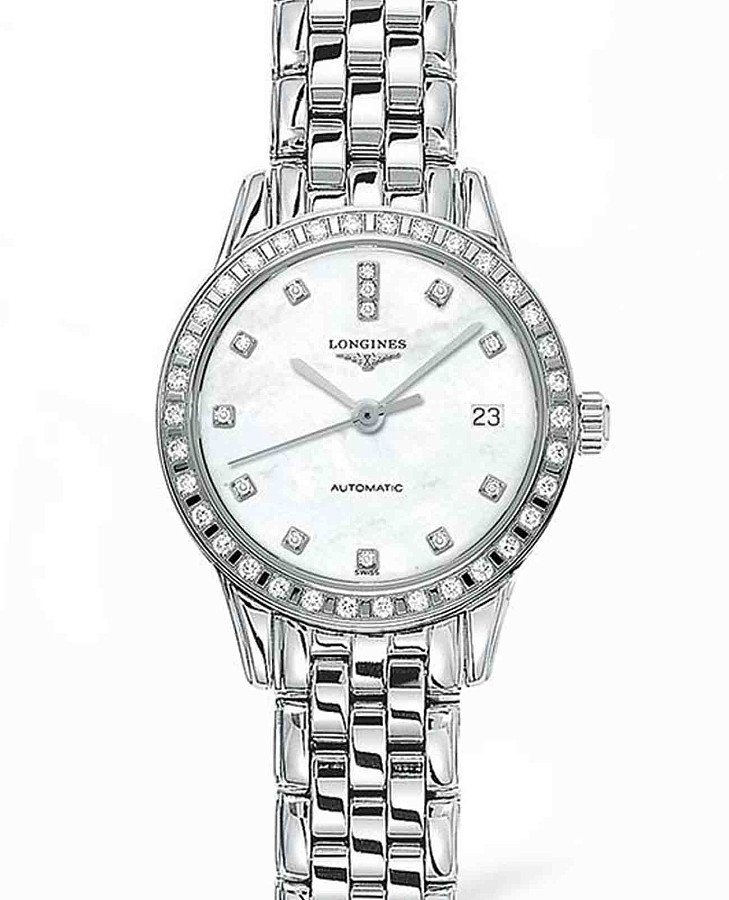 Часы Longines Flagship L4.274.0.87.6 — механические, сталь металл