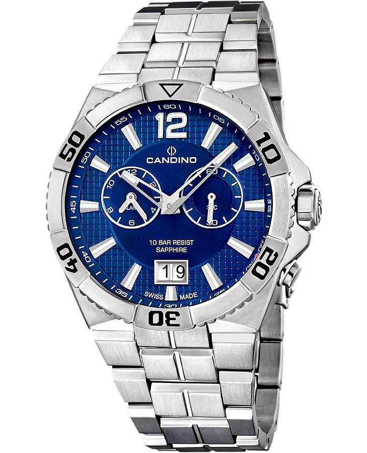 Часы Candino Sportive C4450/A — мужские, синий