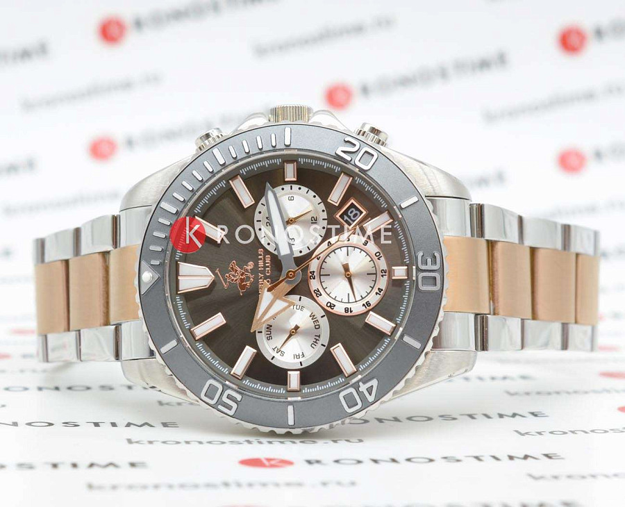 Часы Beverly Hills Polo Club BP3721X.560 — кварцевые, металл сталь