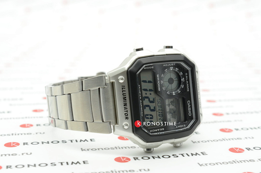 Часы Casio Collection AE-1200WHD-1AVDF (AE-1200WHD-1A) — кварцевые, пластик