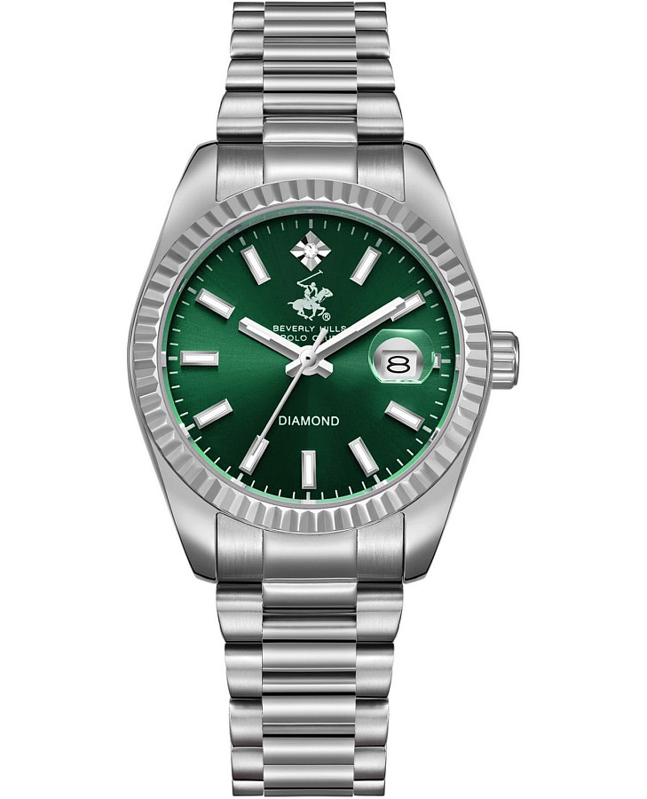 Часы Beverly Hills Polo Club BP3650X.370 — женские, зеленый