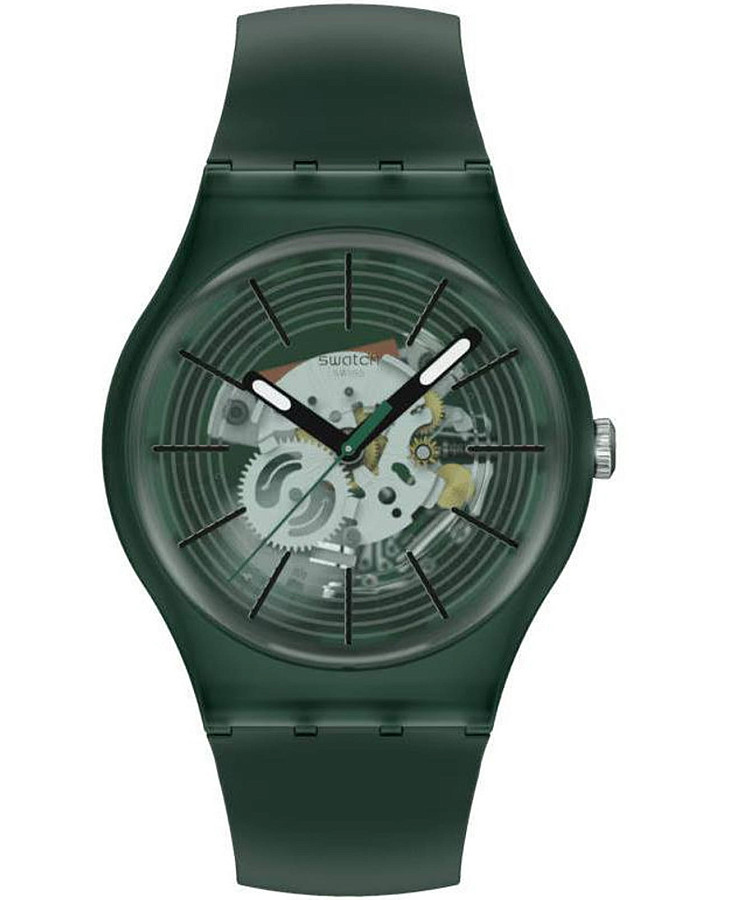 Часы Swatch Revealed In The Forest SO29G111 — мужские, зеленый