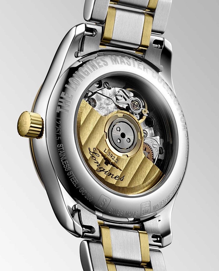 Часы Longines Master Collection L2.257.5.77.7 — механические, золото сталь