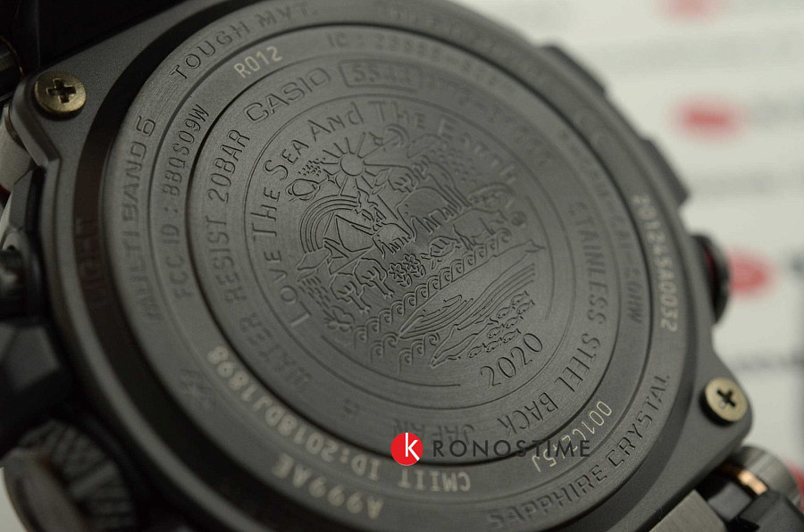 Часы Casio G-Shock Premium MTG-B1000WLP-1A — мужские, нержавеющая сталь
