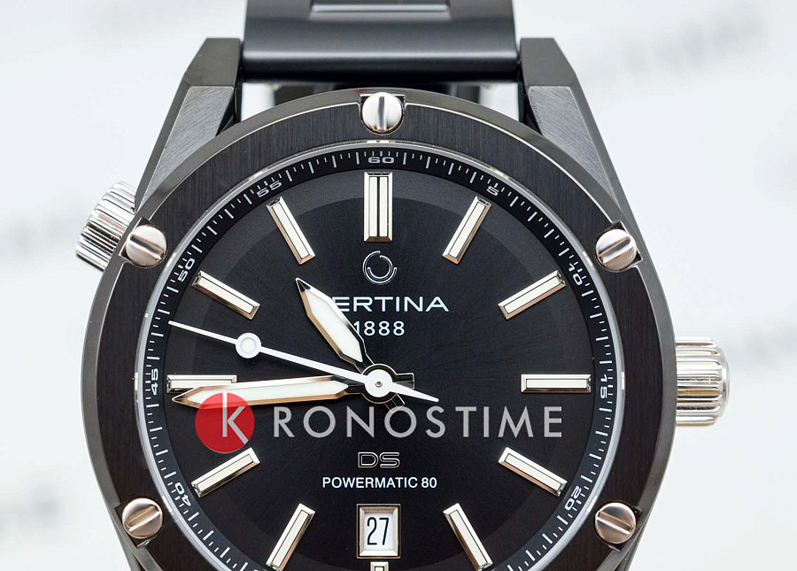 Часы Certina DS+ C041.407.39.051.00 — сталь металл, Швейцария