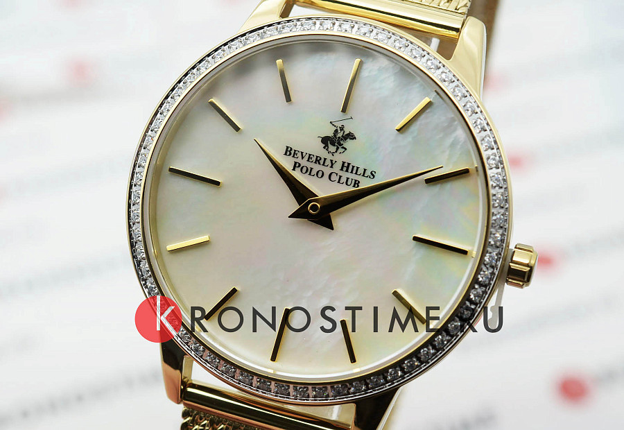 Часы Beverly Hills Polo Club BP3298C.120 — кварцевые, металл сталь