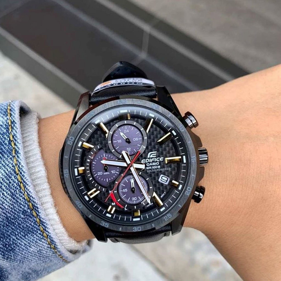 Часы Casio Edifice EQS-900CL-1A — кварцевые, сталь металл