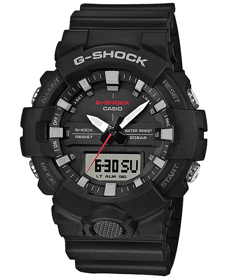 Часы Casio G-Shock GA-800-1A — мужские, черный
