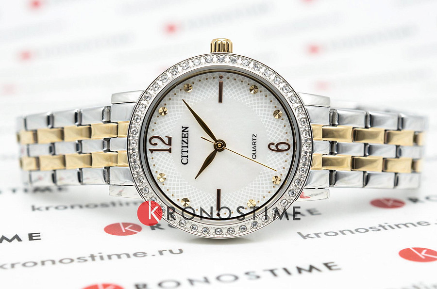 Часы Citizen Elegance EL3106-59D — кварцевые, сталь металл