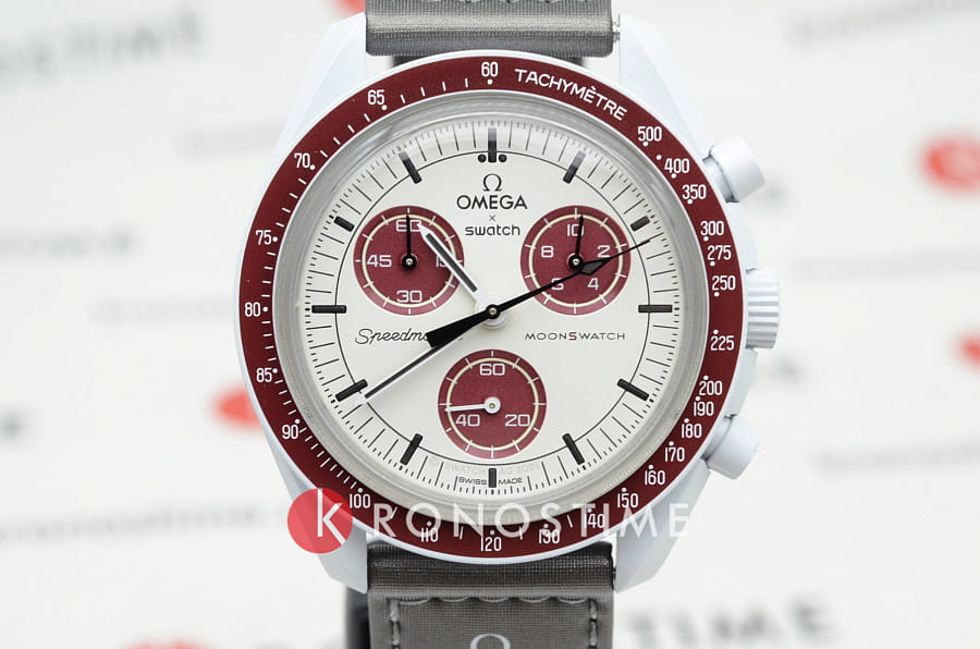 Часы Swatch x Omega Bioceramic Moonswatch Mission to Pluto SO33M101 — артикул SO33M101