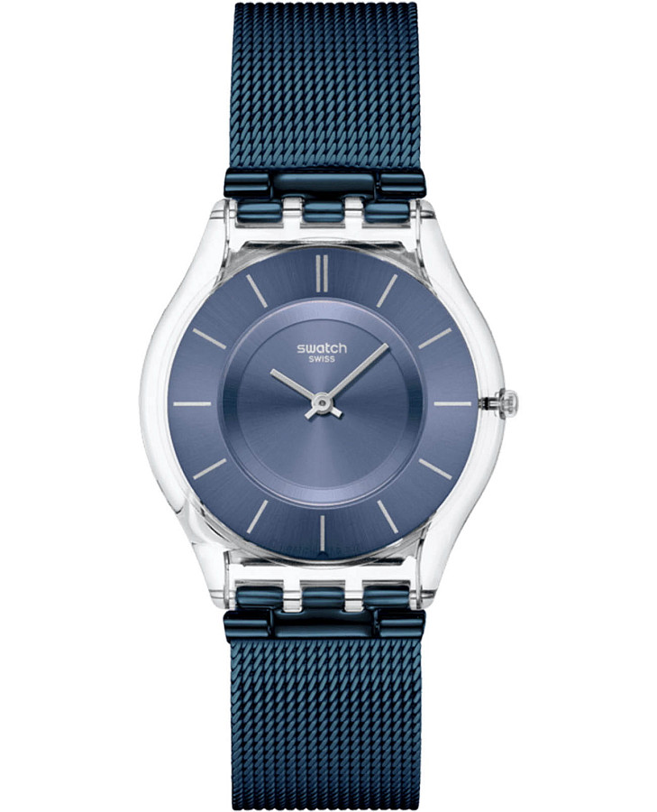 Часы Swatch Skin Classic Biosourced SS08K120M — мужские, синий