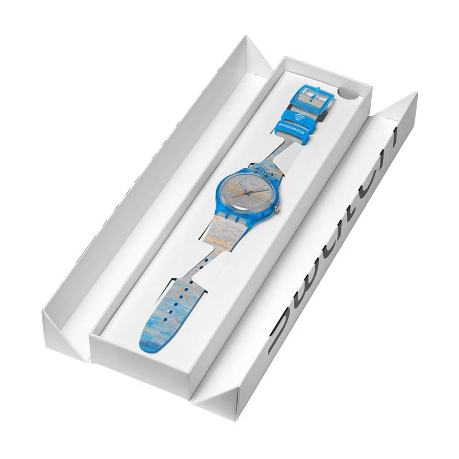 Часы Swatch x Guggenheim Monet's Palazzo Ducale Pay! SO29Z153-6000 — Швейцария, кварцевые