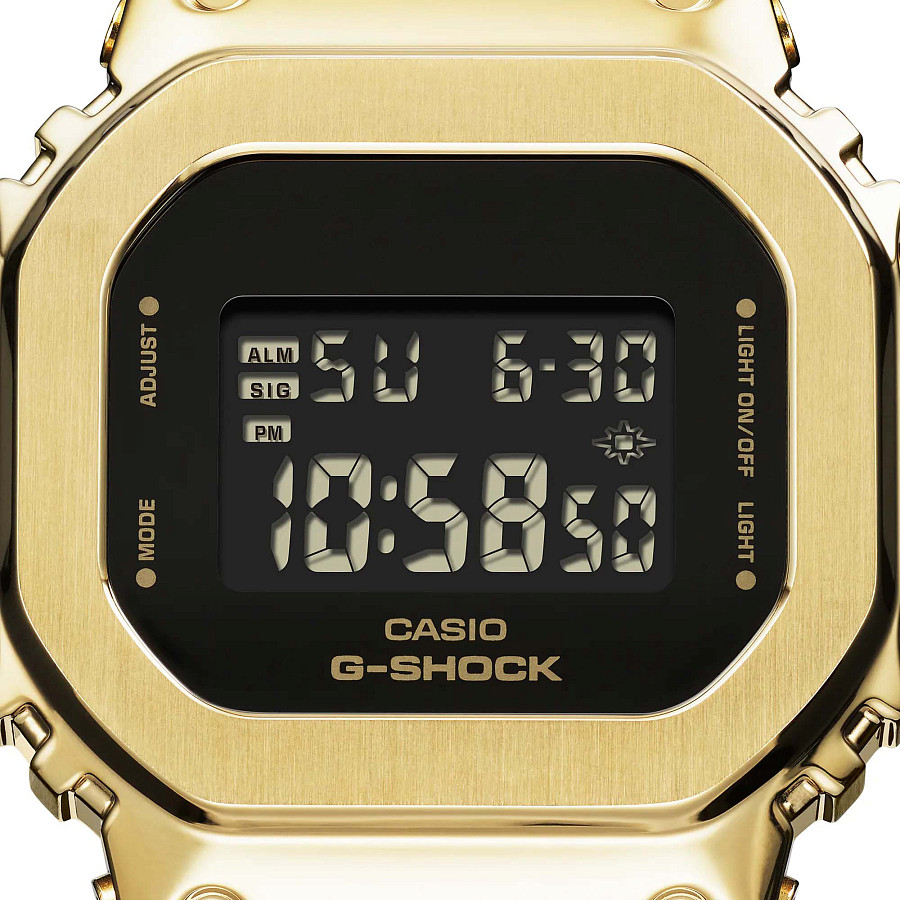 Часы Casio G-Shock GM-S5600GB-1DR (GM-S5600GB-1) — электронные, Япония, женские