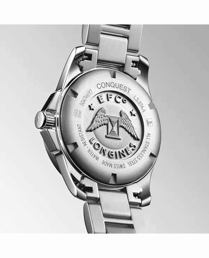 Часы Longines Conquest L3.377.4.97.6 — синий, сталь