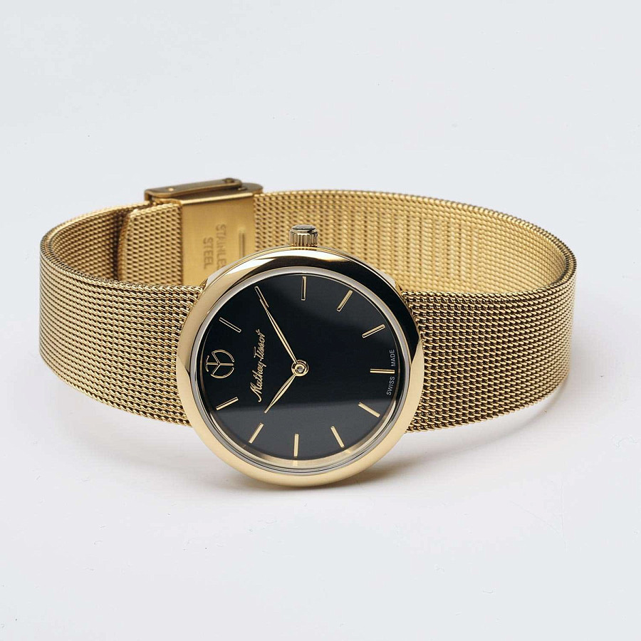 Часы Mathey-Tissot Milly D403PYN — нержавеющая сталь с pvd-покрытием, женские