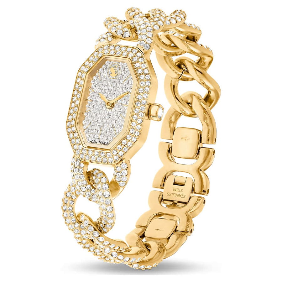 Часы Swarovski Dextera Chain 5668854 — кварцевые, металл сталь