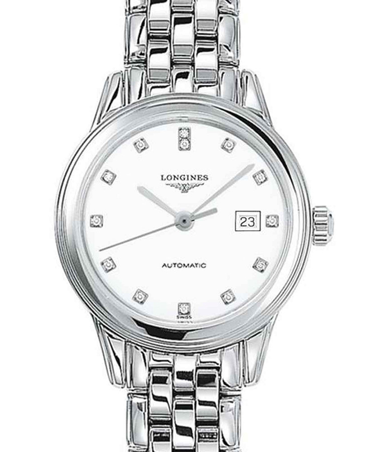 Часы Longines Flagship L4.374.4.27.6 — механические, металл сталь