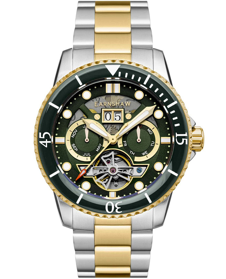 Часы Earnshaw Duncan ES-8174-CC — мужские, зеленый