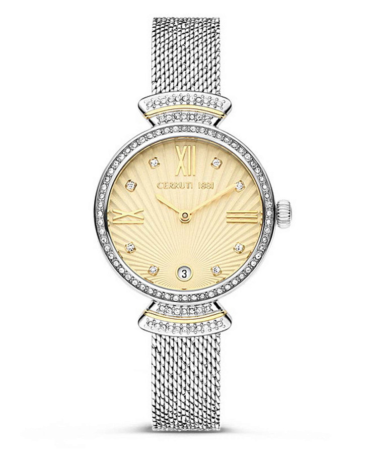 Часы Cerruti 1881 Cerrisi CIWLH2205501 — женские, желтый