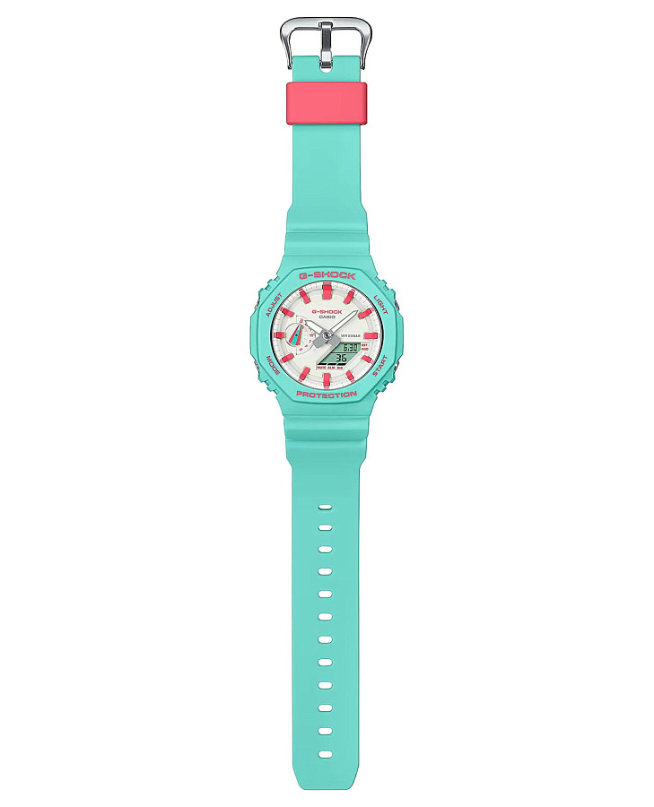 Часы Casio G-Shock GA-2100RB-3ADR (GA-2100RB-3A) — Япония, электронные