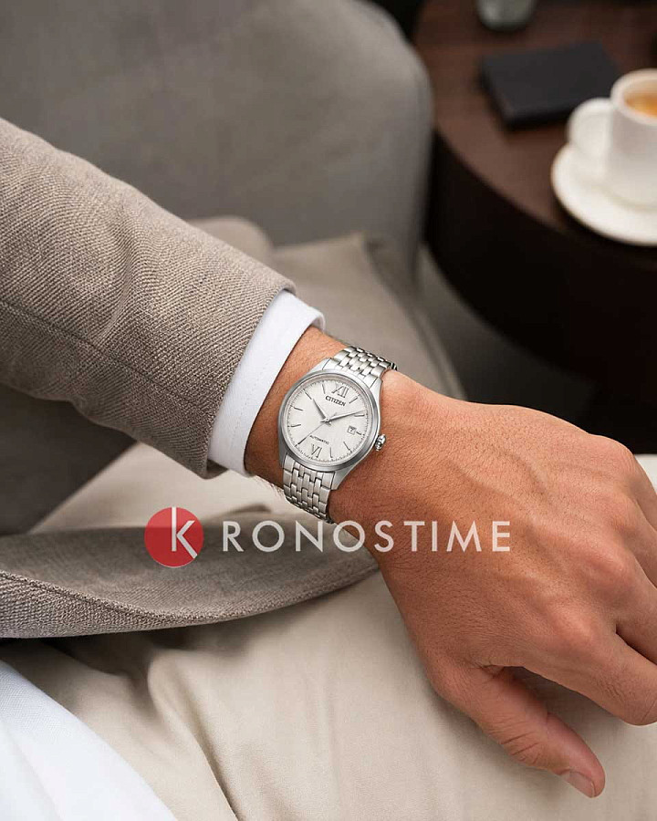 Часы Citizen Automatic NJ0240-55A — металл сталь, Япония
