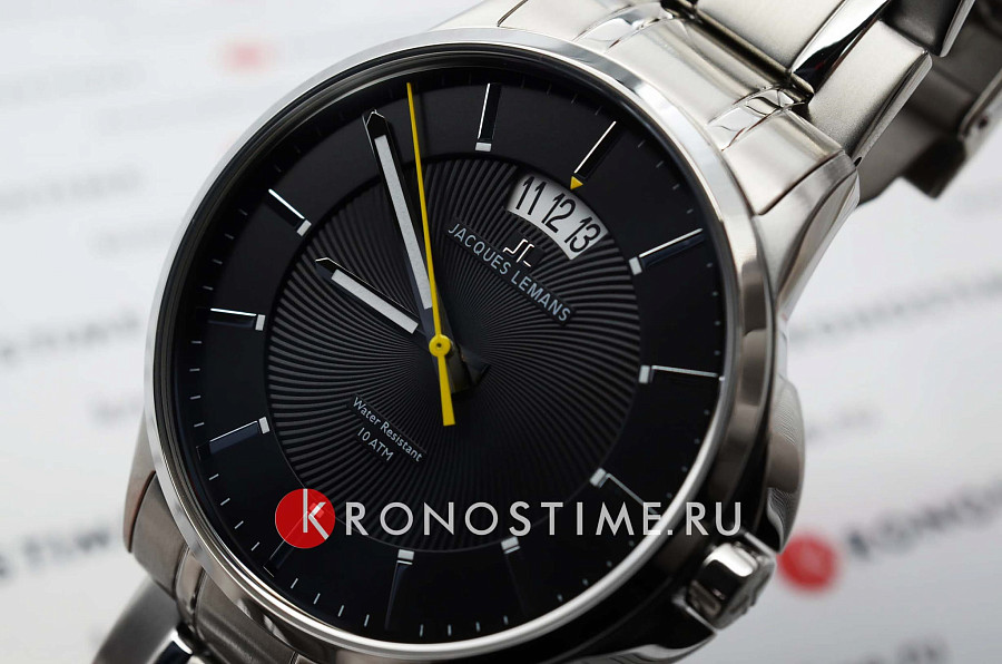 Часы Jacques Lemans 1-1540D — металл сталь, Австрия