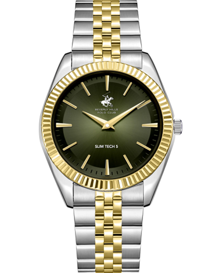 Часы Beverly Hills Polo Club BP3830X.270 — мужские, зеленый