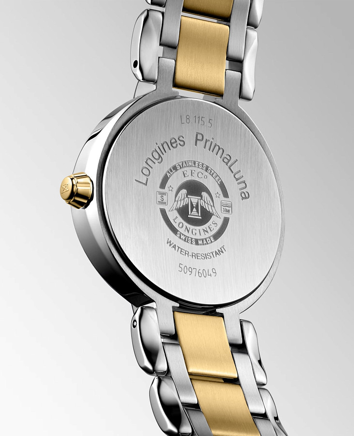 Часы Longines PrimaLuna L8.115.5.31.7 — металл сталь золото, Швейцария