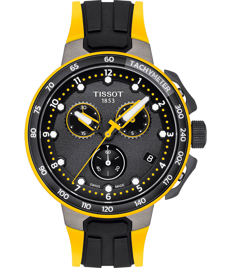 Часы Tissot T-Race Cycling Tour De France 2019 T111.417.37.057.00 — мужские, черный