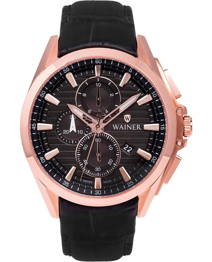Часы Wainer Classic WA.19400-C — мужские, черный