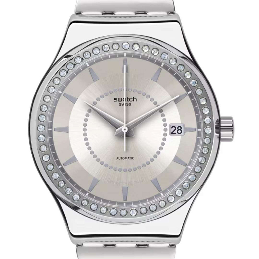 Часы Swatch Irony Sistem51 YIS406GA — механические, металл сталь