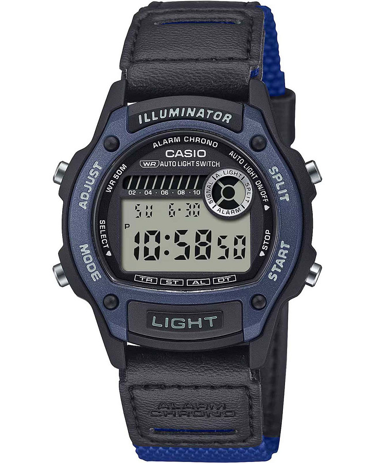 Часы Casio Collection W-220HF-2A — мужские, серый
